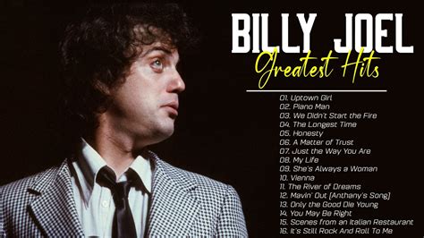 youtube billy joel|50 greatest billy joel songs.